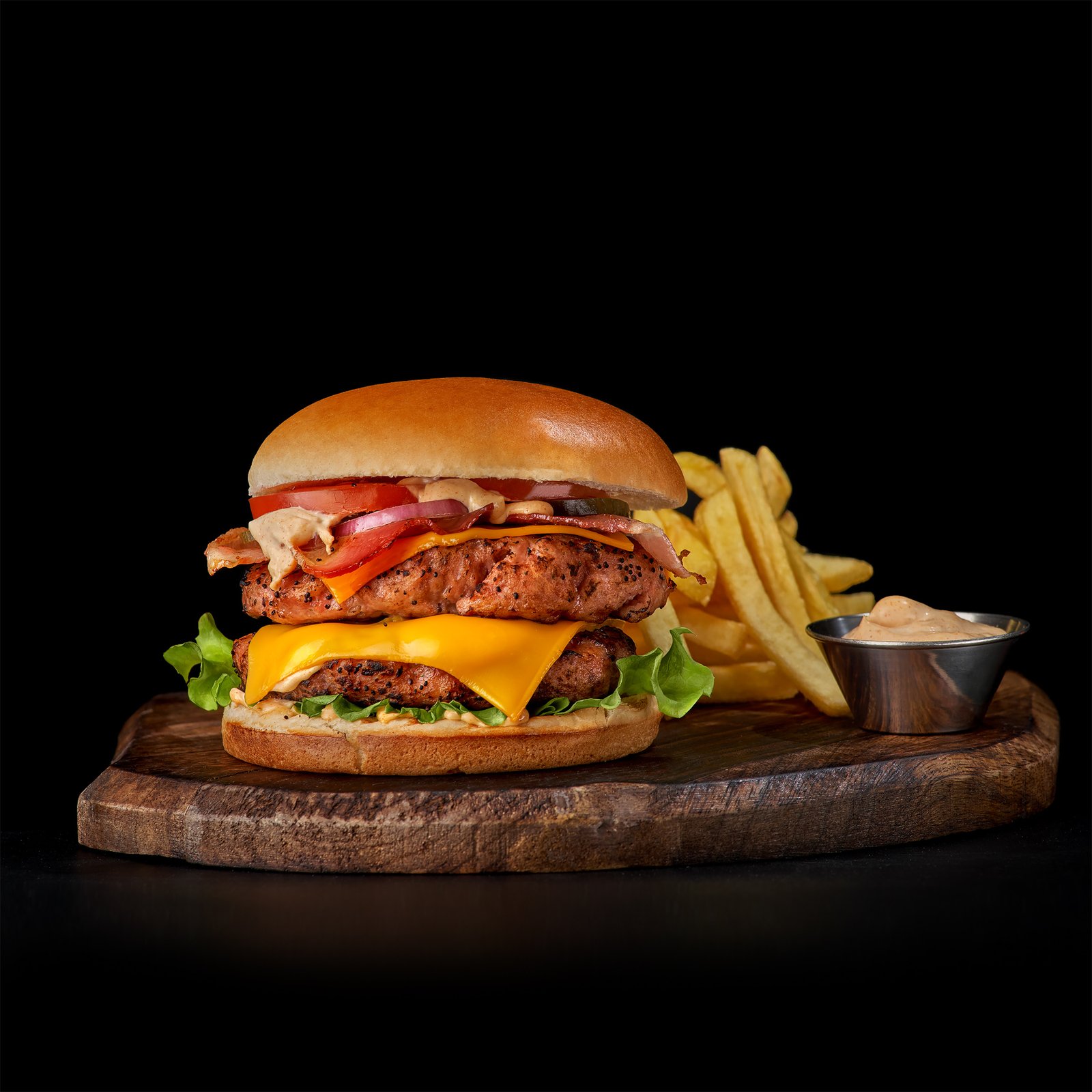 Big Pork-Beef Burger Menu — fotografie produs
